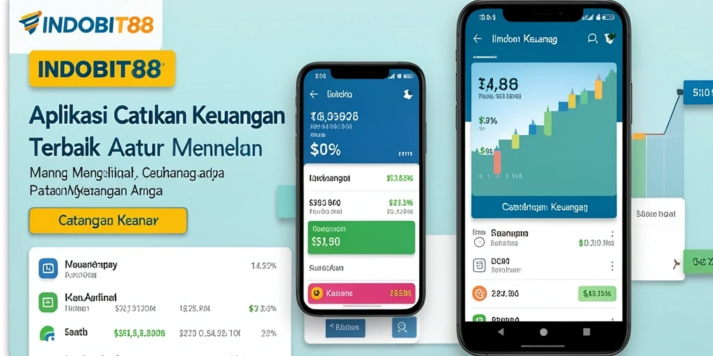 Tampilan antarmuka utama aplikasi Catatan Keuangan INDOBIT88.