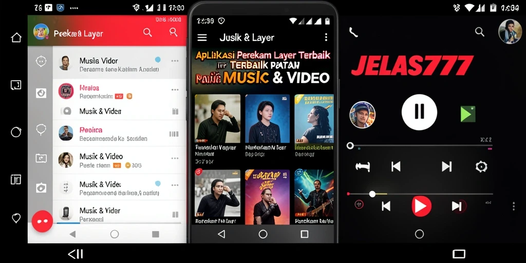 Antarmuka <strong>JELAS777</strong> yang sederhana dan fungsional untuk perekaman layar.
