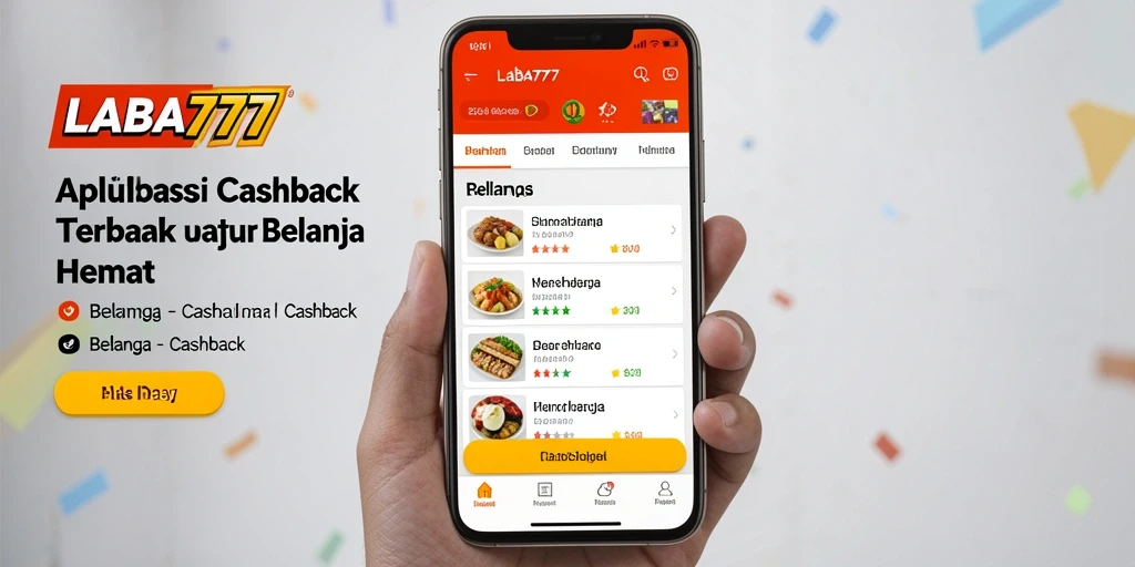 Tampilan antarmuka LABA777 yang sederhana dan menarik untuk cashback.