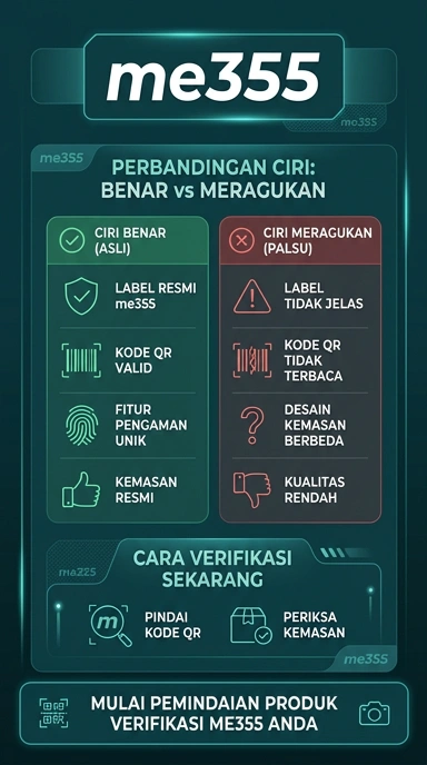 Tampilan kanal resmi me355